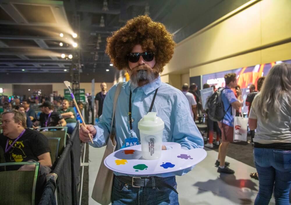 bob-ross-cosplay-pax-west-2019