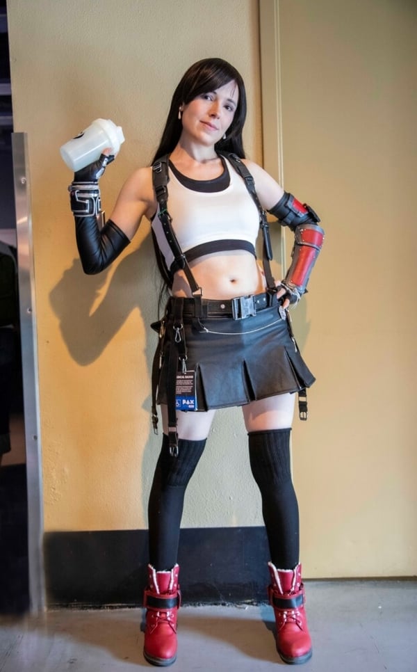 final fantasy 7 remake tifa lockhart cosplay pax west 2019