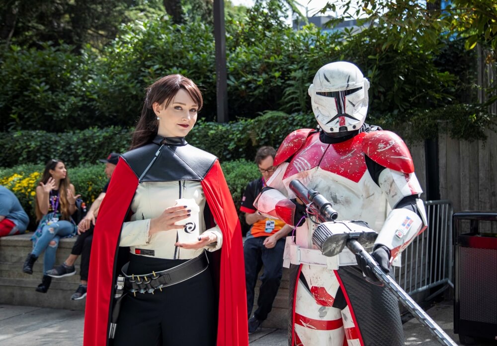 star wars commander and trooper cosplays at pax west 2019